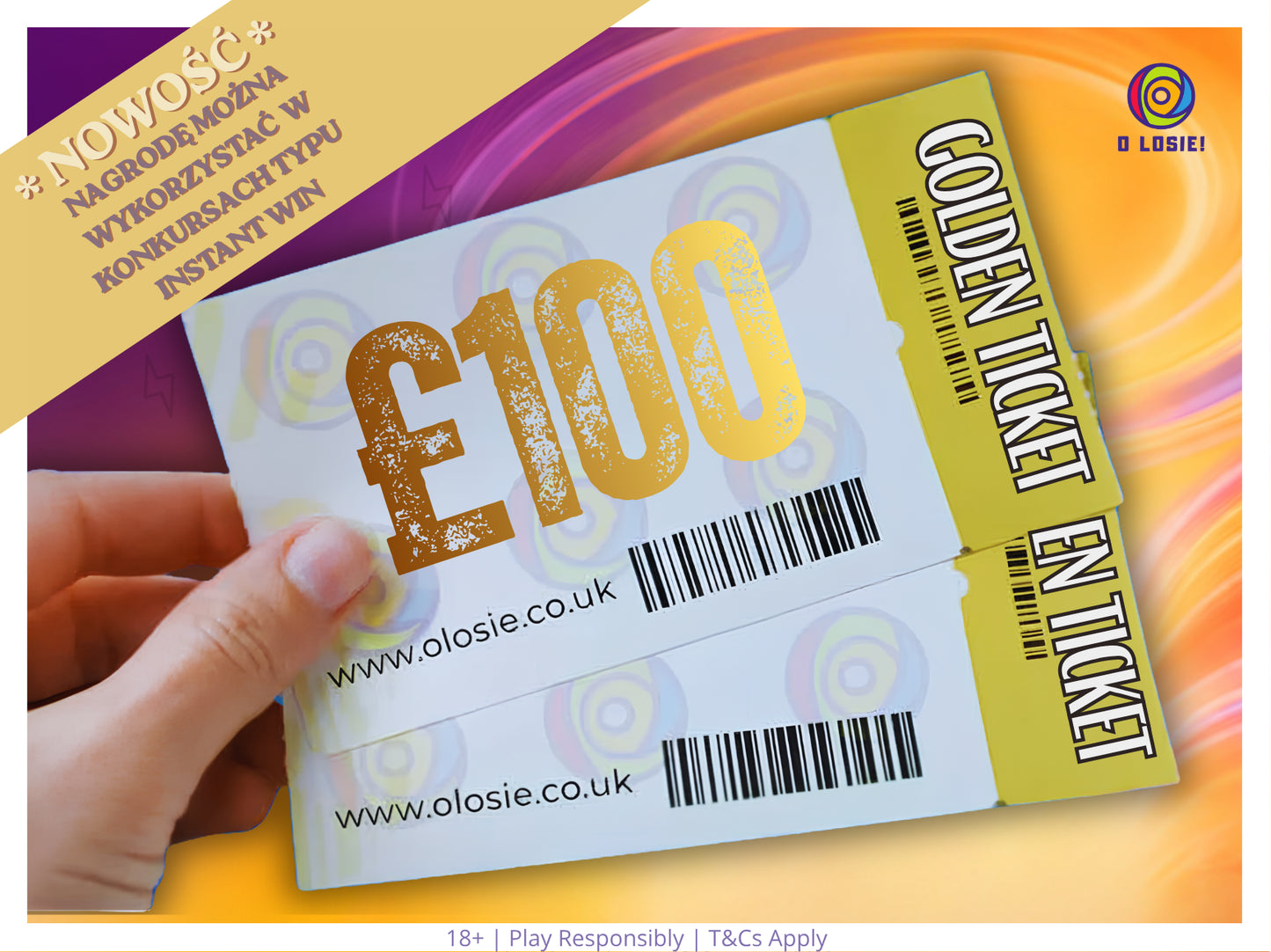 Win £100 Credit to Spend on O LOSIE!