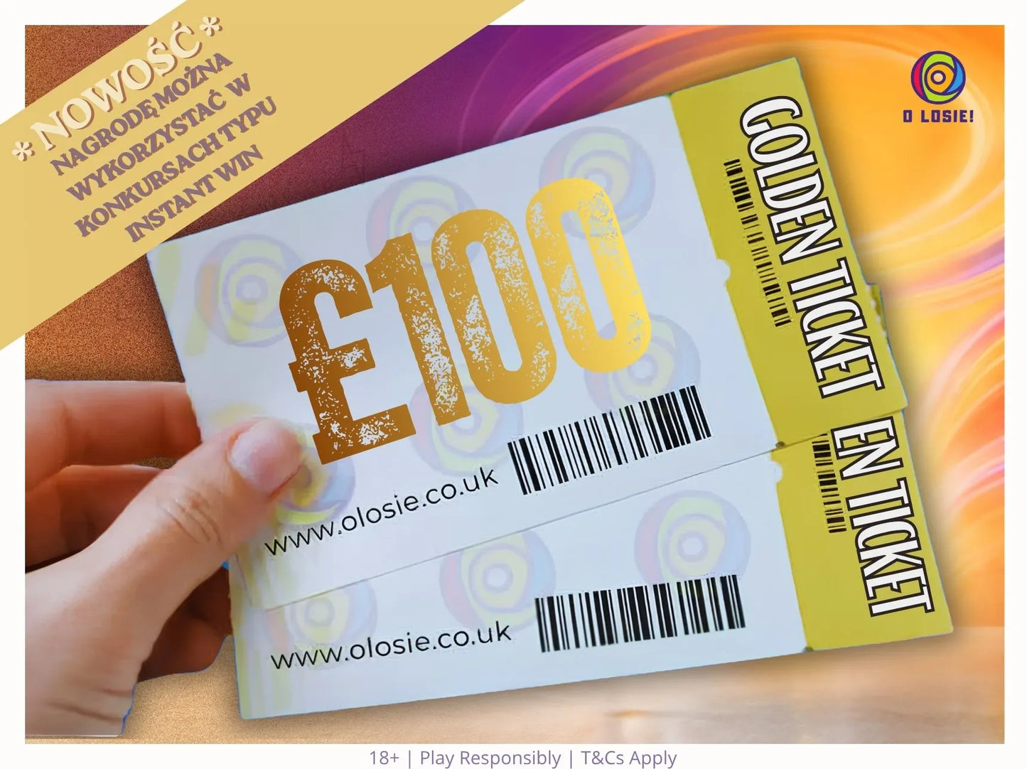 £100 credit to spend on O LOSIE!