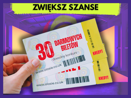 Wygraj 30 biletów do wydania na naszej stronie!