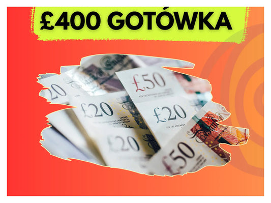 £400 w gotówce– całkowicie wolnych od podatku!