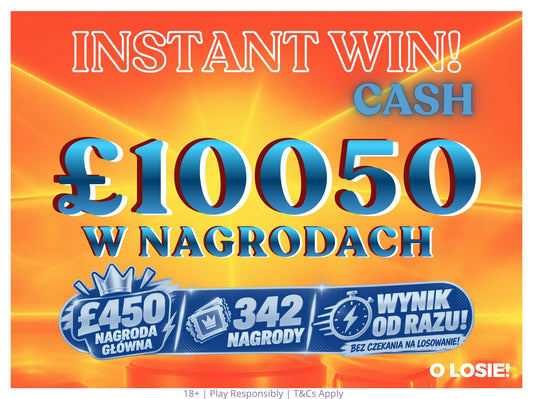 Instant 3.3-  £10,050 w puli nagród!