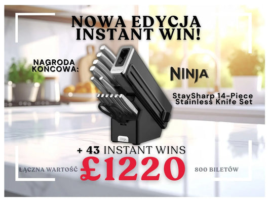 Konkurs Instant 2.2- zestaw noży Ninja lub gotówka