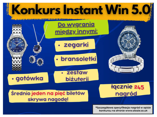 Wygraj biżuterię w Konkurs Instant Win 5.0