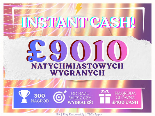 Instant 3.2 – 300 wygranych i aż £9,010 w puli!