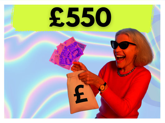 £550 w gotówce- całkowicie wolnych od podatku!