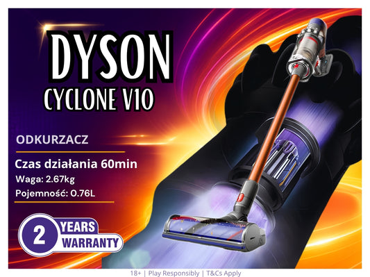 Wygraj Dyson Cyclone V10 Total Clean- pożegnaj kable i sierść!
