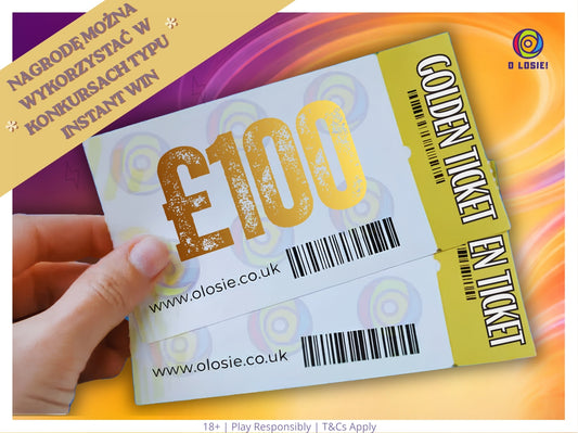 £100 kredytu do wydania na O LOSIE!