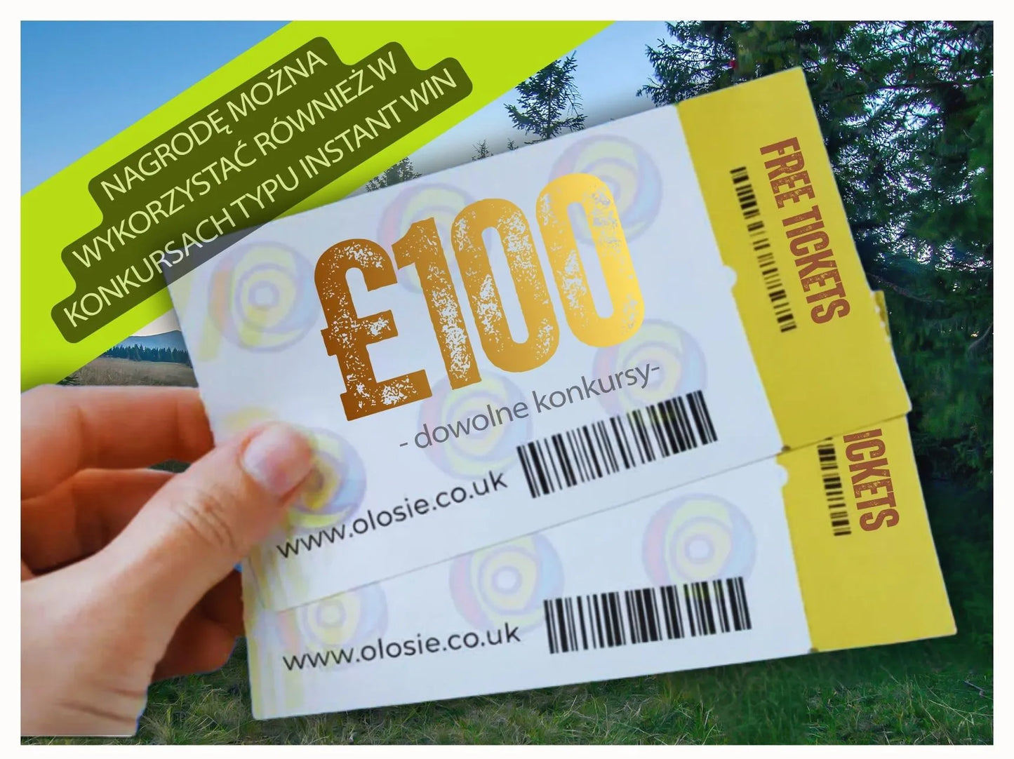 £100 kredytu do wydania na O LOSIE!
