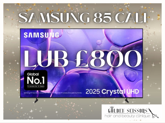 £800 w gotówce lub Telewizor Samsung 85" Crystal UHD